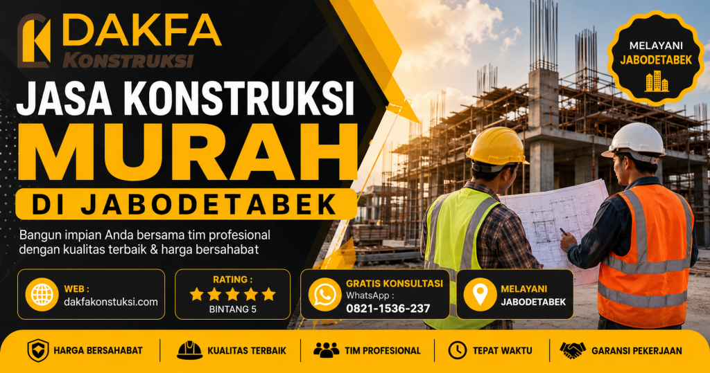 Jasa Konstruksi Bangunan Murah